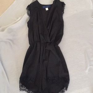 Cute black romper size small